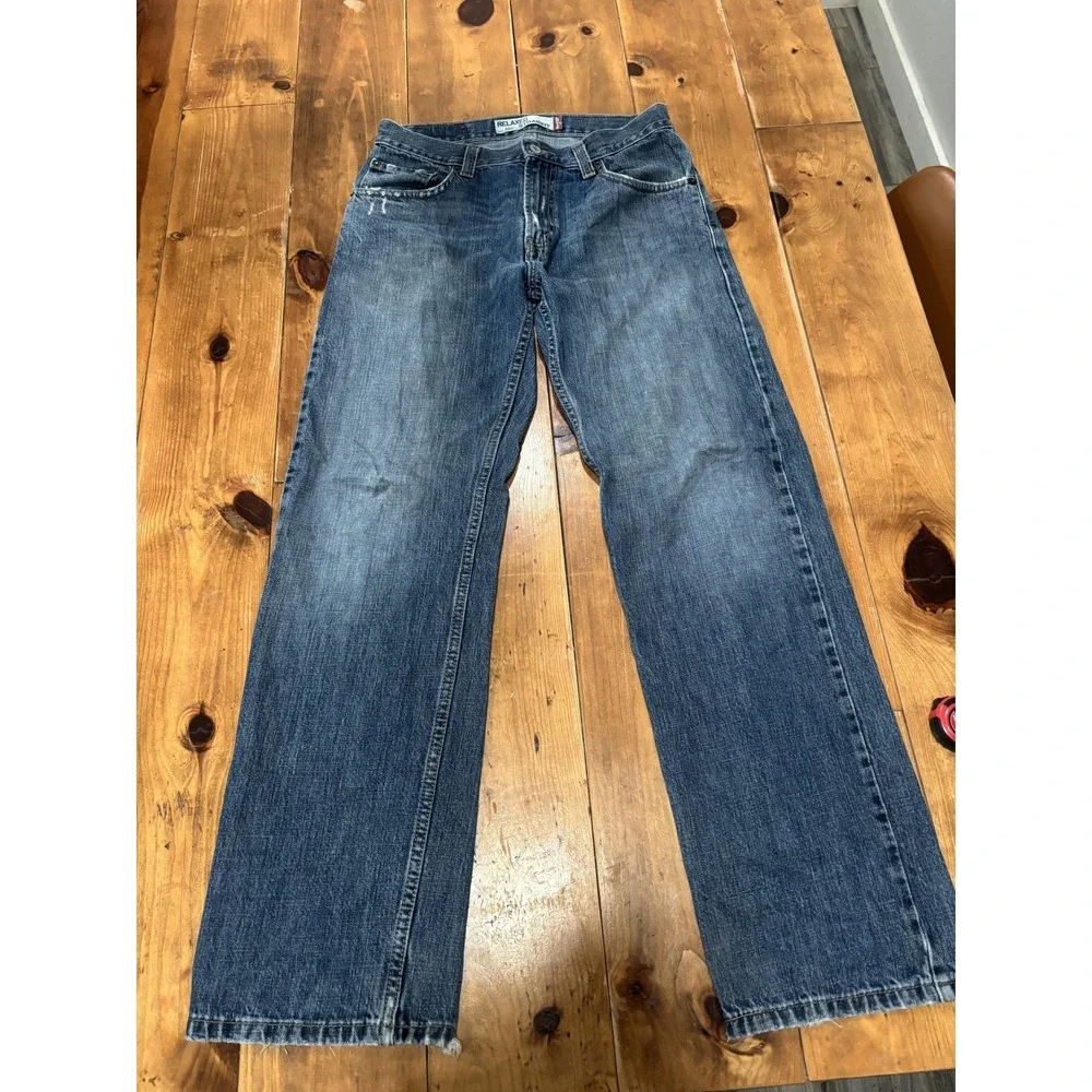 Levi's 559 Men's Relaxed Straight Jeans W30 L32 Blue Denim Mid-Rise